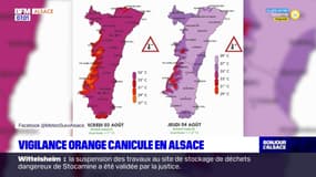 Canicule: le Haut-Rhin et le Bas-Rhin toujours placé en vigilance orange