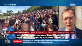 Fête sans masques ni distanciations dans un parc à Paris: "Ces attitudes piétinent tous nos efforts" dénonce François Dagnaud, maire du 19e arrondissement