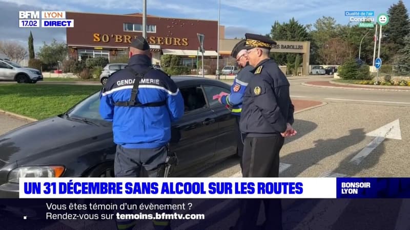 Un 31 décembre sans alcool sur les routes du Rhône