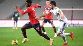Jonathan Bamba lors de Lille-OL