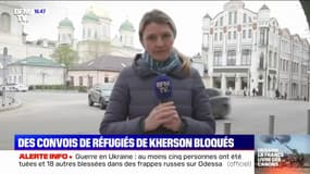 Guerre en Ukraine: des convois humanitaires en provenance de Kherson bloqués par l'armée russe