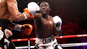 Terence Crawford lors de son combat contre Shawn Porter en novembre 2021
