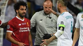 Mohamed Salah (Liverpool) et Sergio Ramos (Real Madrid)