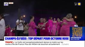 Le top départ pour Octobre rose a été donné sur les Champs-Élysées
