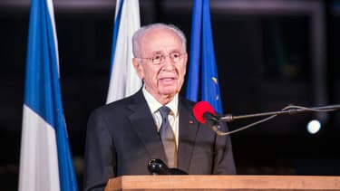 Shimon Peres, le 14 novembre 2015, à Tel-Aviv.