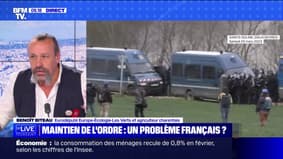 Sainte-Soline: "Je suis hanté par des images de jeunes sévèrement amochés" affirme Benoît Biteau, eurodéputé EELV  