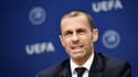 Le président de l'UEFA, Aleksander Čeferin, en conférence de presse à Nyon, le 4 décembre 2019