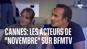 Festival de Cannes: l'interview de Jean Dujardin et Anaïs Demoustier, à l'affiche de "Novembre"