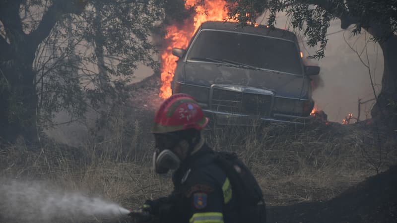 Incendies en Grèce: 