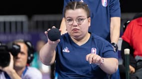Aurélie Aubert pendant les Jeux paralympiques de Paris 2024