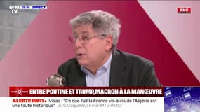 Envoi de troupes européennes en Ukraine: "S'il doit y avoir des troupes, ce sont les Casques bleus, donc ça doit se faire sous l'égide de l'ONU", estime Éric Coquerel (LFI)