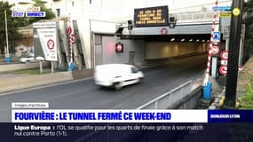 Lyon: le tunnel de Fourvière fermé ce week-end