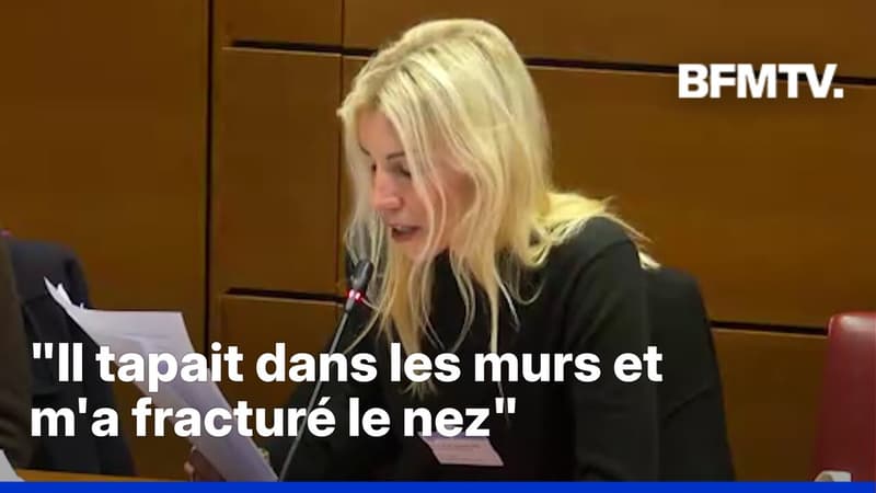 "Il tapait dans les murs et m'a fracturé le nez": Alexandra Rosenfeld, ex-compagne de Jean Imbert, témoigne à l'Assemblée nationale