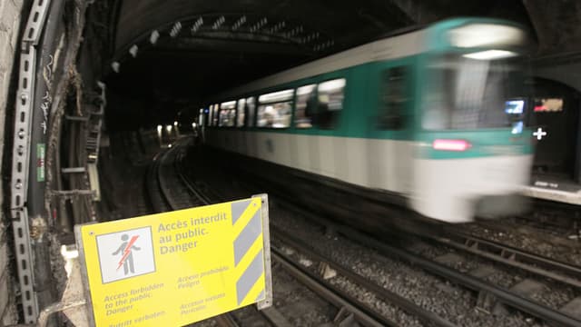 Un train a déraillé station Barbès (illustration).