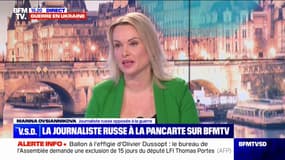 Marina Ovsyannikova: "La guerre doit se terminer par une victoire sans concession de l'Ukraine"