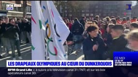 Les drapeaux olympiques au coeur du Dunkerquois