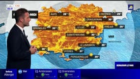 Météo Var: grand soleil sur tout le littoral, des risques d'averses orageuses dans l'arrière-pays, 28°C à Aups, 30°C à Toulon