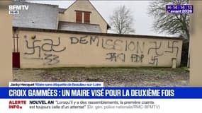 Croix gammées et appels à sa démission: le maire de Beaulieu-sur-Loire, Jacky Hecquet, découvre sa maison taguée