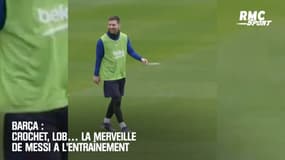 Barça : Crochet, lob… la merveille de Messi à l’entraînement