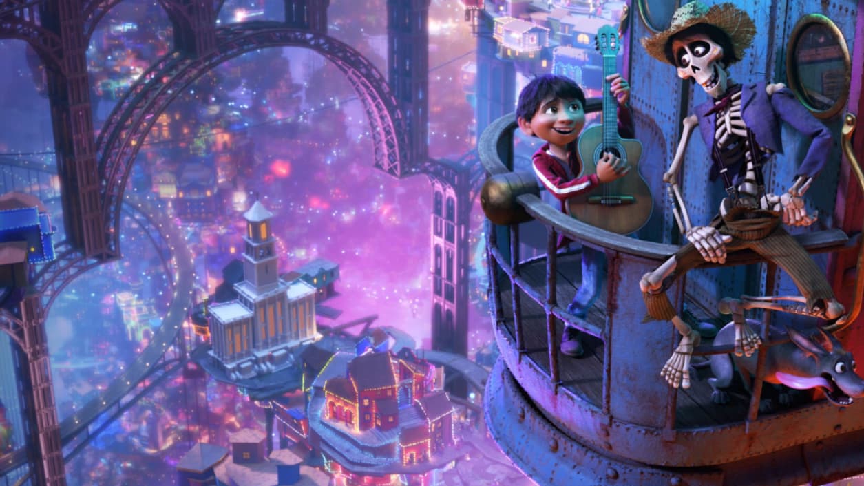 Une image du dernier dessin animé de Disney Pixar, "Coco". Une image du dernier dessin animé de Disney Pixar, "Coco".