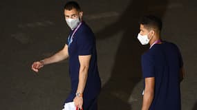 Karim Benzema et Raphaël Varane