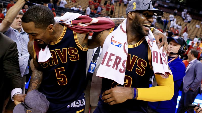 J.R. Smith et LeBron James