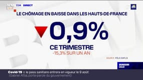 Hauts-de-France: le taux de chômage en baisse