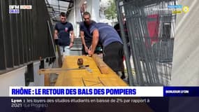Rhône: le retour des bals des pompiers