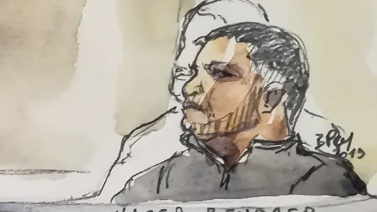 Nacer Bendrer au palais de Justice le 10 janvier 2019.