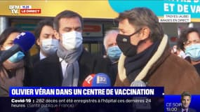 Olivier Véran: "Ce matin, il y avait 833 centres de vaccination ouverts sur le territoire national"