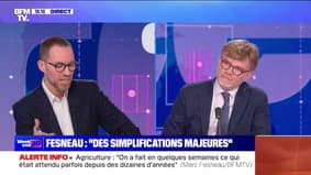 Projet de loi d'orientation agricole: "Ce texte est une brique dans la réponse que nous souhaitions" apporter à la crise, affirme Marc Fesneau