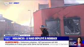 Nuit de violences dans le Nord: une mairie de quartier incendiée à Lille, le Raid déployé à Roubaix 