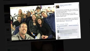 Un cliché posté il y a quelques jours sur la page Facebook de Philippe Candeloro.