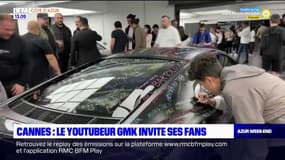 Cannes: l'influenceur GMK invite ses fans pour faire dédicacer sa voiture