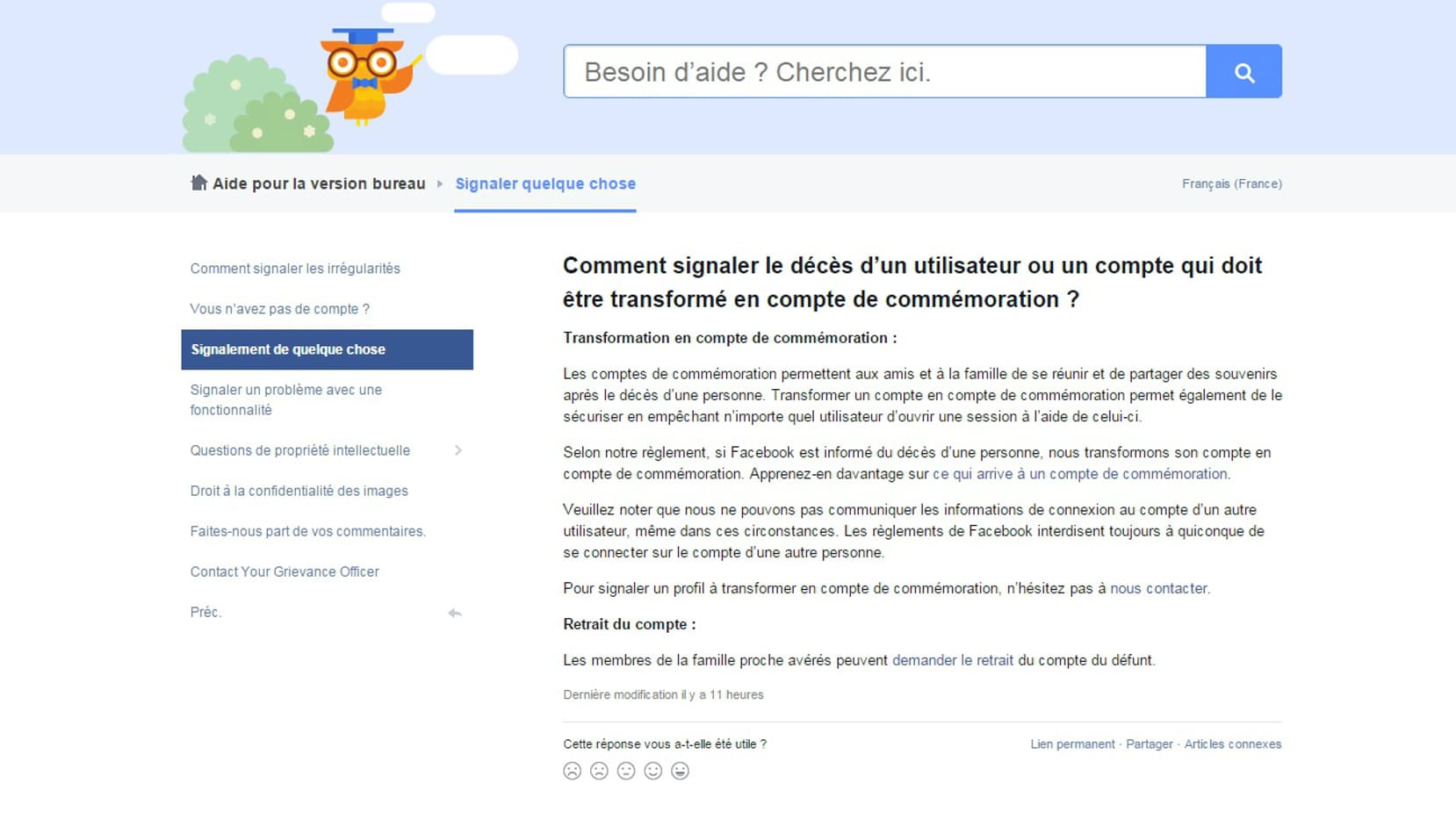 Les options données par Facebook en cas de décès