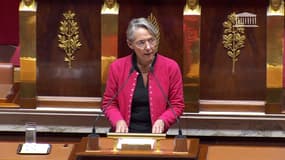 Elisabeth Borne le 20 octobre 2022 à l'Assemblée nationale