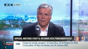 "On a personne qui peut prendre le jeu à son compte. En plus on fait trop d'erreurs défensivement, dans l'axe central. On pensait manger les Australiens, on y est pas arrivé"