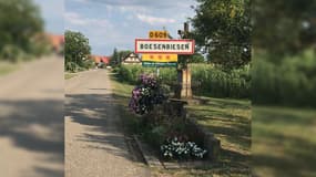 C'est ce panneau d'entrée de village qui a été dérobé durant la nuit.