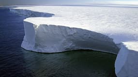 La plate-forme glaciaire de Ross, en Antarctique.