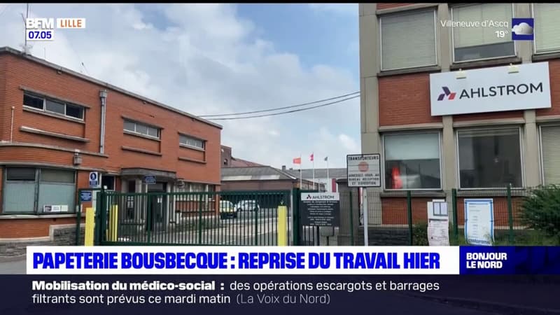 Papeterie de Bousbecque: reprise du travail lundi avant un risque de fermeture définive cet été