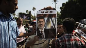 Le Caire, 5 juillet 2013 : manifestation de partisans du président déchu Mohamed Morsi.