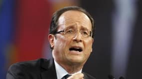 Le président de la République François Hollande