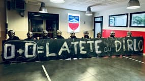 Banderole des pompiers du Rhône