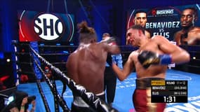 David Benavidez face à Ronald Ellis