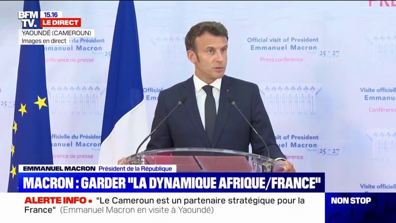 Emmanuel Macron au Cameroun: An Afrique, 