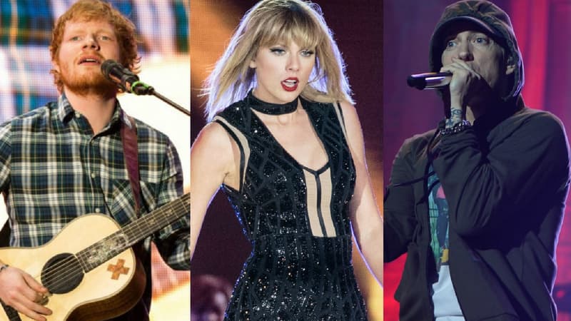 Ed Sheeran, Taylor Swift et Eminem parmi les plus gros vendeurs de disques en 2017