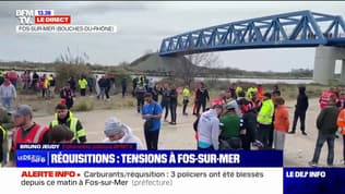 Fos-sur-Mer: "Nous resterons autant qu'il le faut", assure Lionel Arbiol (CGT)