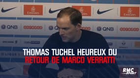 PSG : Thomas Tuchel heureux du retour à la compétition de Marco Verratti