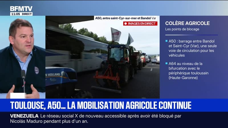 Yohann Barbe, porte-parole de la FNSEA: "Le gouvernement ne fait que retarder l'échéance, à un moment, il faudra un grand plan pour l'agriculture"