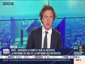 SNCF: derrière le conflit sur la sécurité, la réforme du rail et la réforme des retraites - L'édito éco de Mathieu Jolivet - 21/10